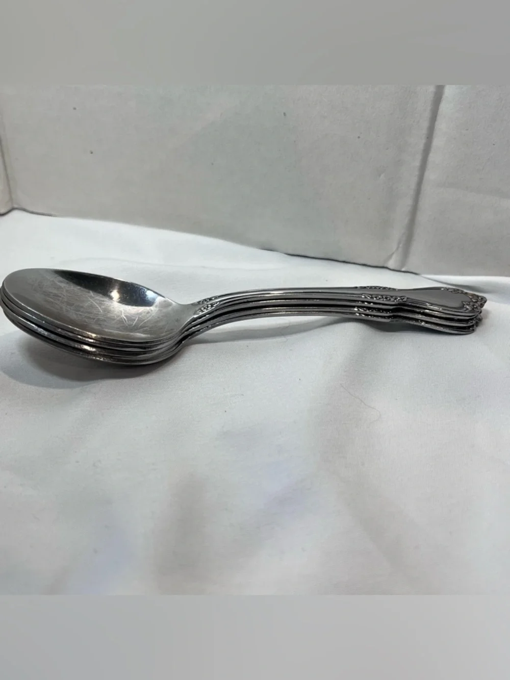 Oneida Wm A Rogers Mansfield Stainless Steel Tablespoons Set of 4 Replacement